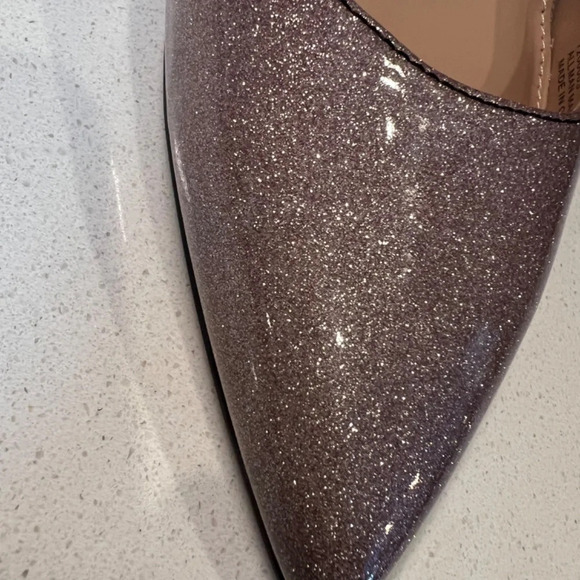 BCBeneration Size 10 Pink Glitter and Black 4” heels Worn twice - Picture 4 of 16